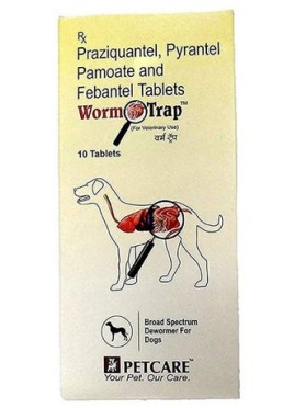 PET CARE WORM TRAP DEWORMING 10 TABLETS